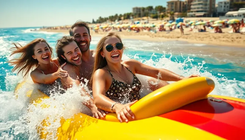 Bouée tractée au Cap d'Agde : sensations et activités nautiques