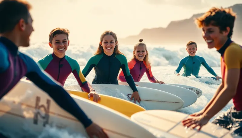 Colonie de surf : vivez l'aventure à Planète Vacances Vieux Boucau