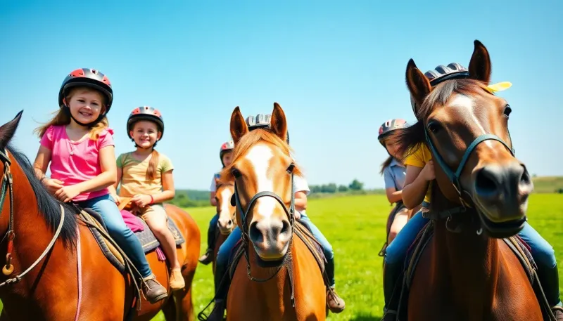 Colonie équitation : un séjour inoubliable au coeur des chevaux