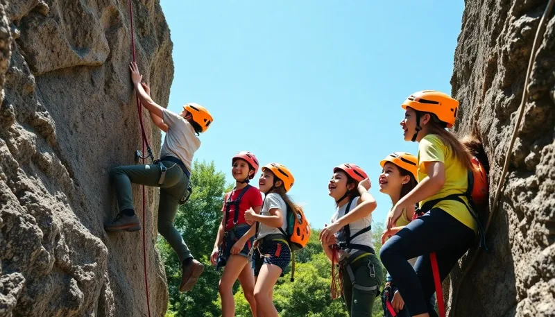 Colonie escalade : vivez une aventure inoubliable en pleine nature