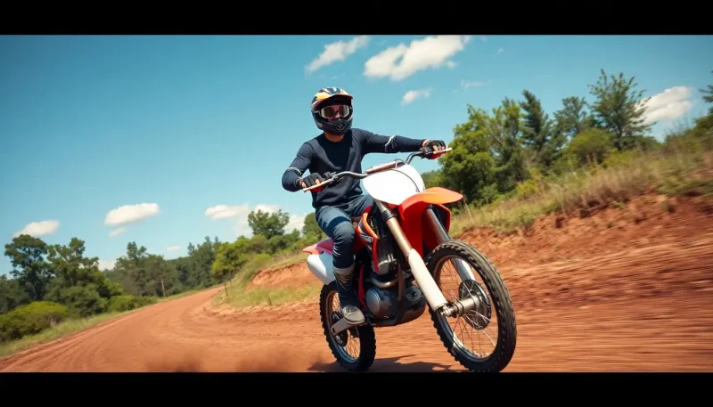 Découvrez le stage de moto cross pour jeunes passionnés